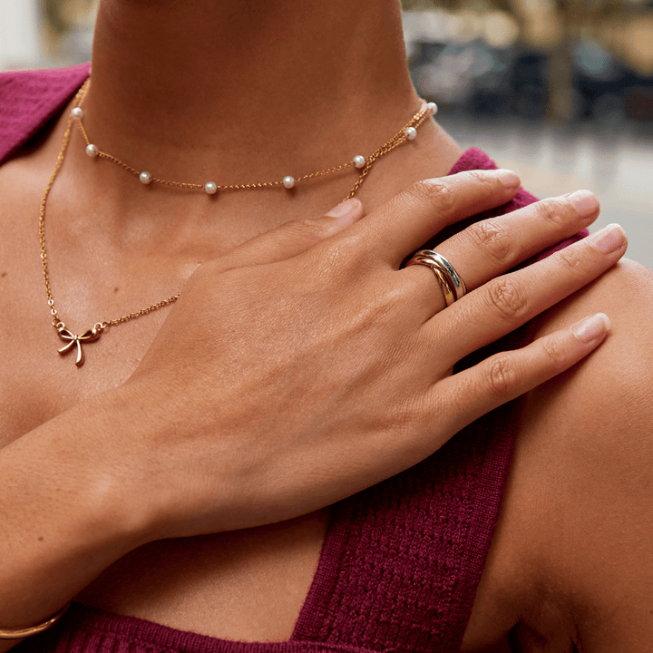 Elena’s Trio Twirl Spark Ring