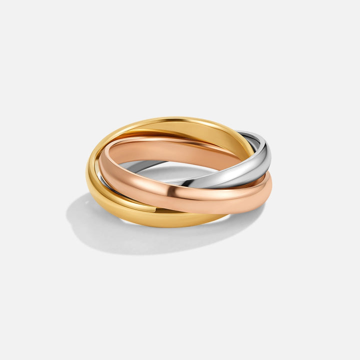 Elena’s Trio Twirl Spark Ring